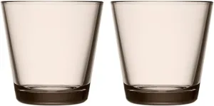 Iittala Kartio Tumbler 7oz Set/2 Linen