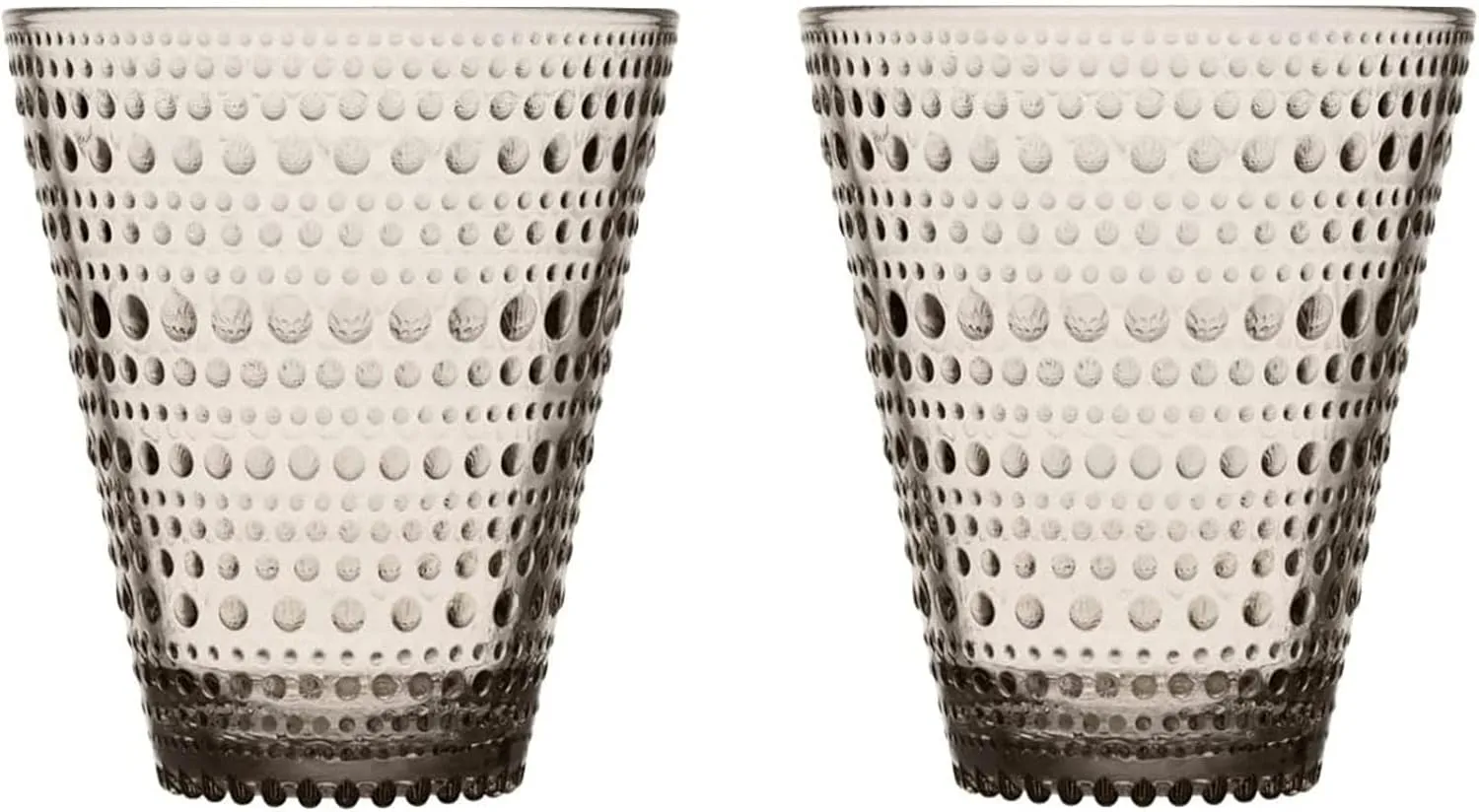 Iittala Kastehelmi Tumbler Set/2, Linen