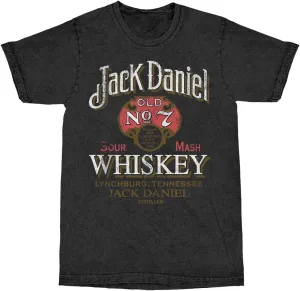 Jack Daniels Whiskey Vintage Mineral Wash T-Shirt