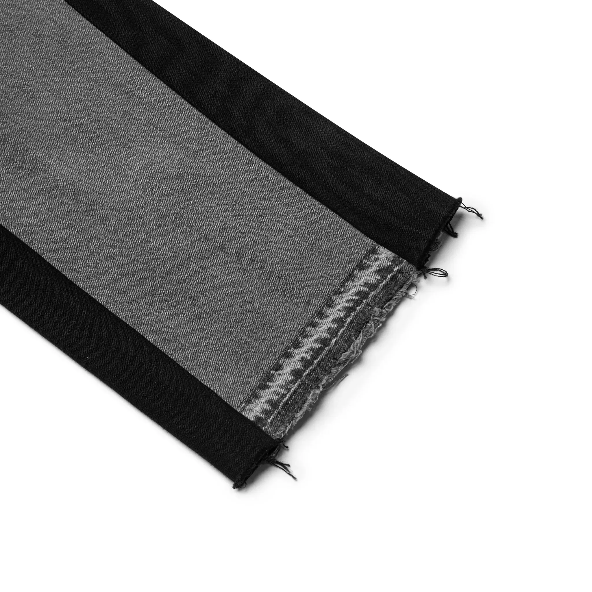 Jeanius Bar Atelier Panelled Flared Grey Jeans