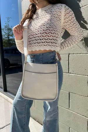 JEN & CO. Posie - Aztec Design Removable/Adjustable Guitar Strap - Vegan Leather Crossbody Handbag Purse