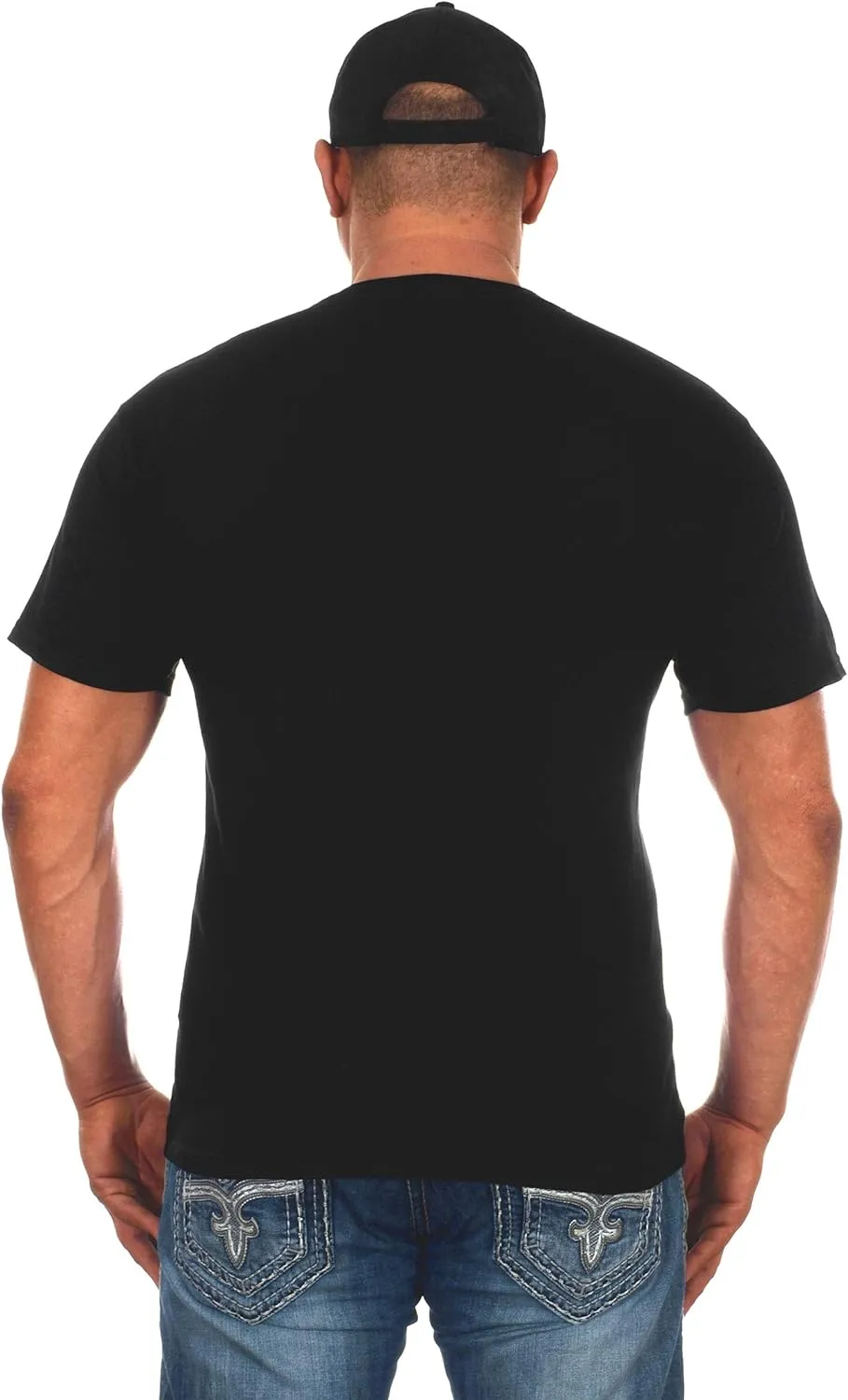 JH DESIGN GROUP Mens Chevy Corvette T-Shirt C8 Logo The Next Generation Black Crew Neck Shirt
