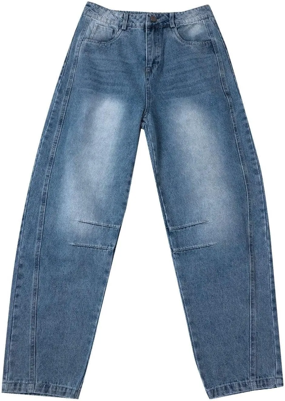 JOFOW Oprah Pants Tummy Control Sailor Wide Leg Trouser oprah's Favorite Jeans Wide Leg Cropped Jeans for Women