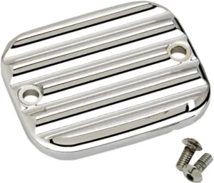 Joker Machine 951019-3 Front Master Cylinder Cover - Finned - Chrome