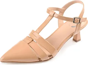 Journee Collection Womens Jazlynn Patent Pointed Toe Pumps