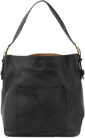 Joy Susan Womens Faux Leather: Hobo 2-in-1 Handbag