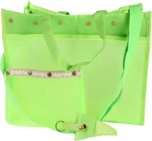 JubileeYarn Mesh Tote Yarn Storage Tote Bag - Green - 1 Bag