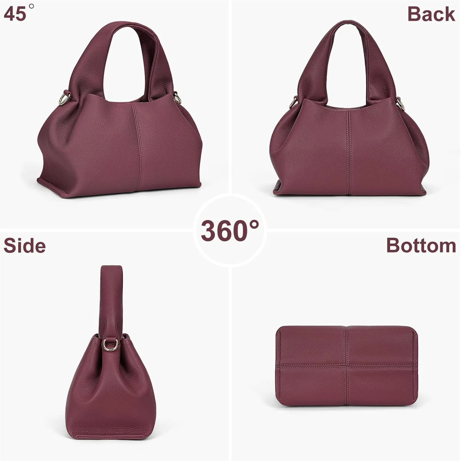 Juoxeepy Crossbody Bag Purse Satchel Handbag for Women Shoulder Bag Chic Dumpling Cloud Bag Clutch Purse