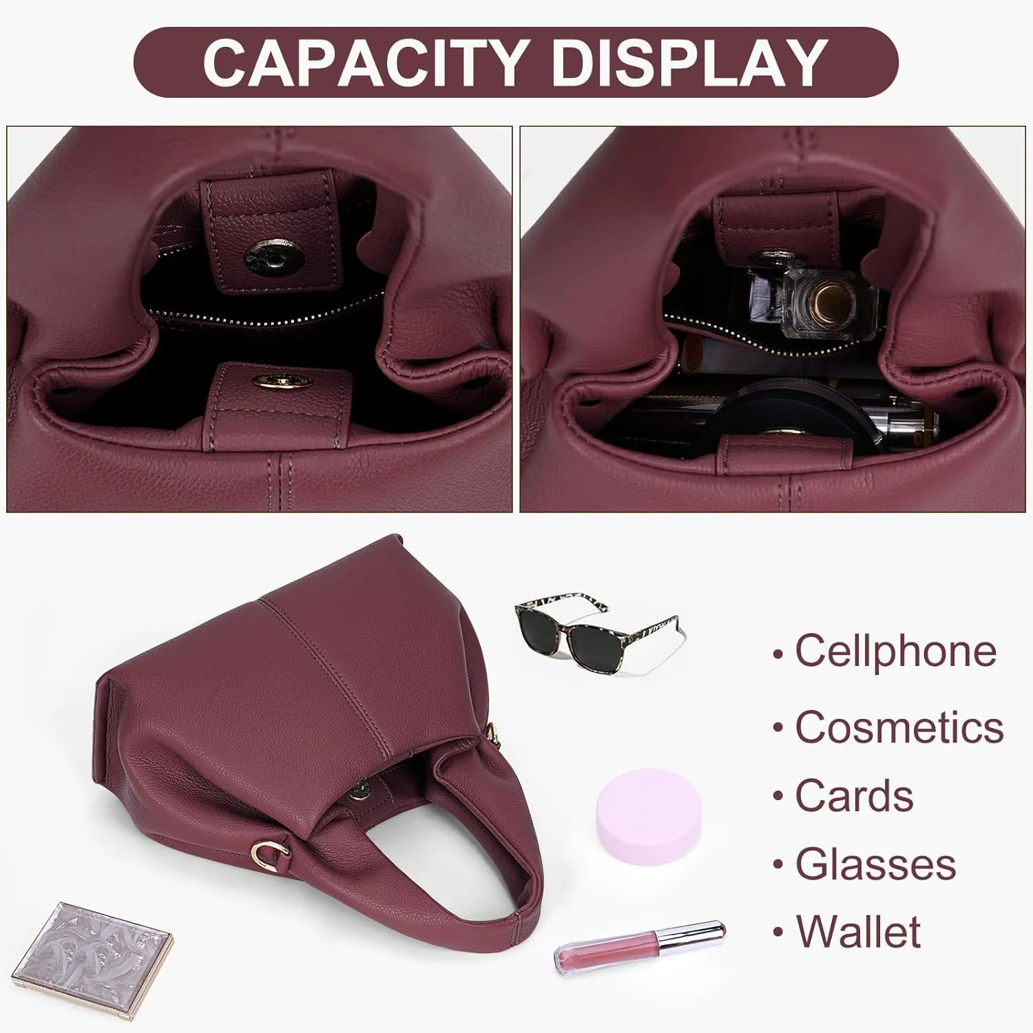 Juoxeepy Crossbody Bag Purse Satchel Handbag for Women Shoulder Bag Chic Dumpling Cloud Bag Clutch Purse