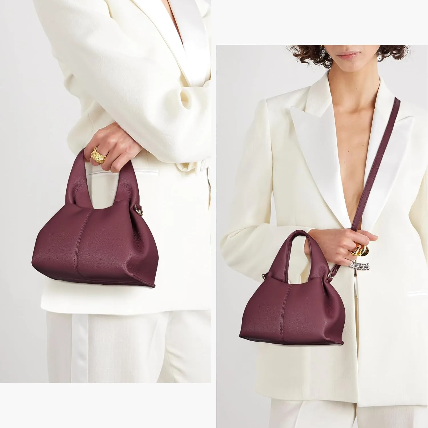 Juoxeepy Crossbody Bag Purse Satchel Handbag for Women Shoulder Bag Chic Dumpling Cloud Bag Clutch Purse