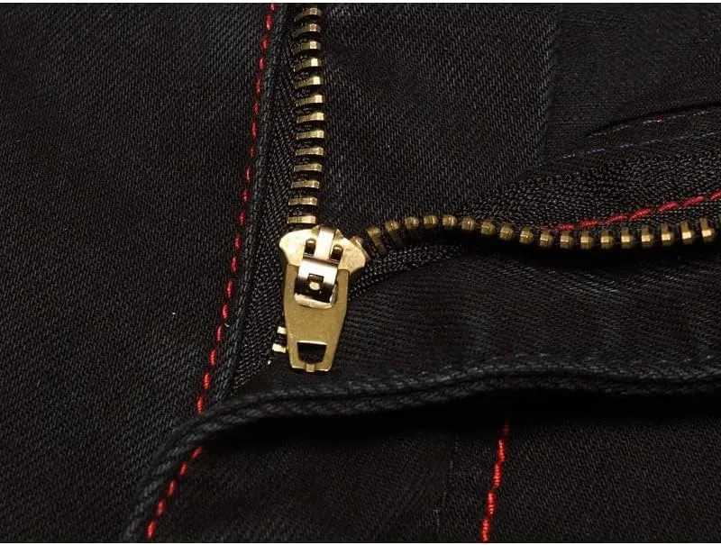 Kinghua Baggy Jean Shorts for Men Casual Loose Fit Hip Hop Skateboard Denim Shorts