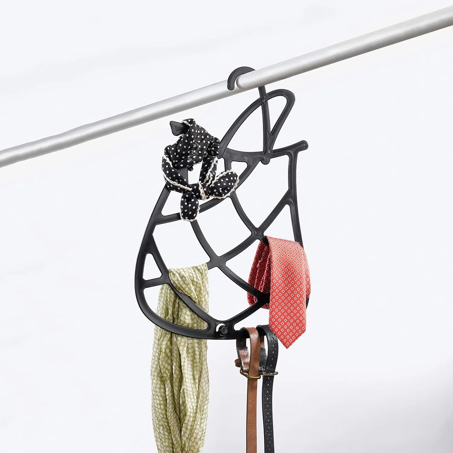 Koziol 5688525 Scarf Hanger, Cotton White