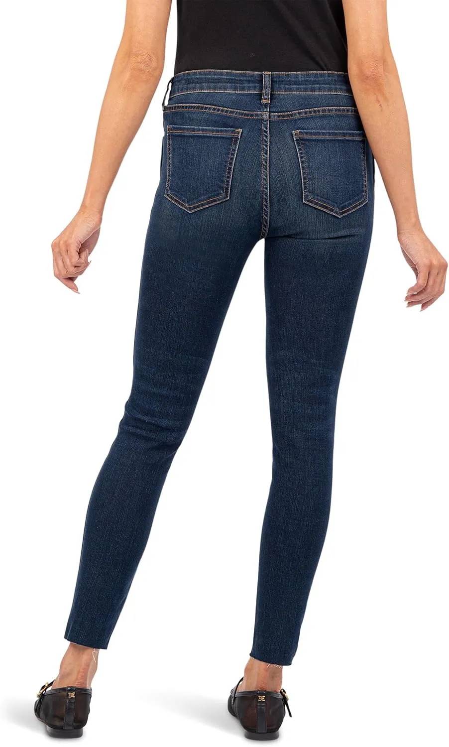 KUT from the Kloth Women's Connie High Rise-fab Ab-Ankle Skinny Raw Hem