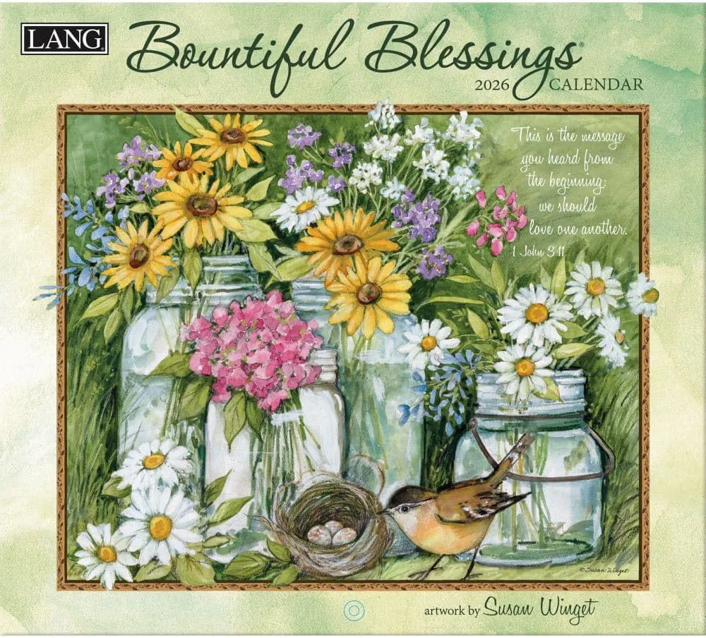 Lang, Bountiful Blessings 2026 Wall Calendar by Susan Winget