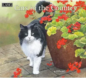 Lang, Cats in the Country 2026 Wall Calendar by Susan Bourdet