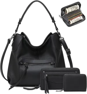 lapsting Hobo Bags for Women Handbags Purse Ladies Boho Shoulder Bag Crossbody Purses Faux Leather