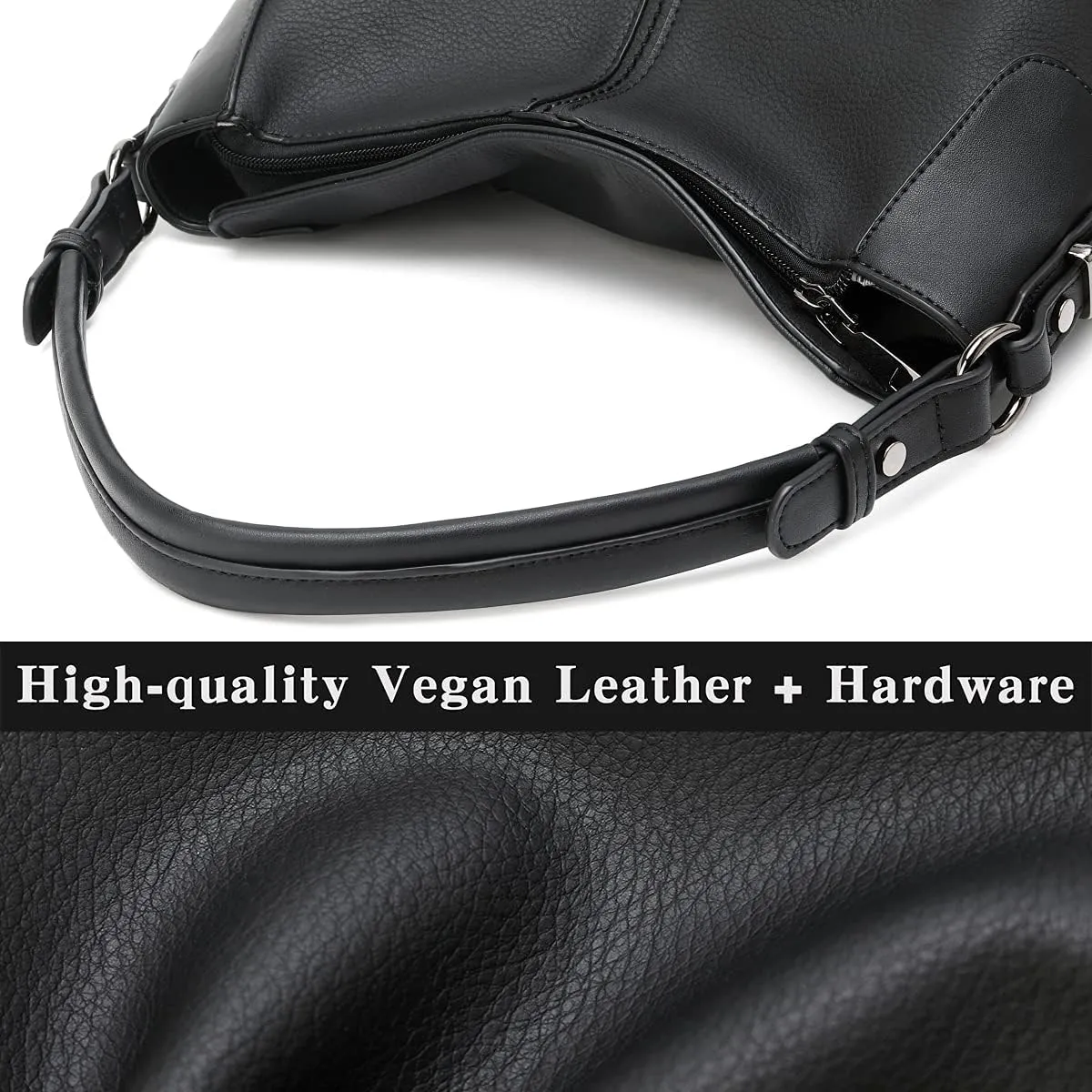 lapsting Hobo Bags for Women Handbags Purse Ladies Boho Shoulder Bag Crossbody Purses Faux Leather