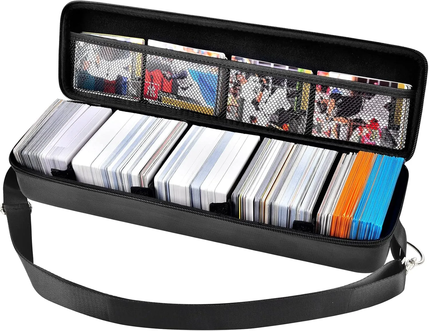 Large 1500 Baseball Card Holder Storage Case Compatible with Topps Baseball Sport Cards, Football Card, Also for C.A.H, PM TCG, Phase 10 Cards Game (Bag Only)