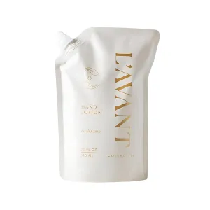 L'AVANT Collective Luxury Hand Lotion Refill - High Performing Moisturizing Hand Cream for Dry, Cracked Hands, Nails & Cuticles - Hydrating Shea Butter Formula (20 oz Fresh Linen)