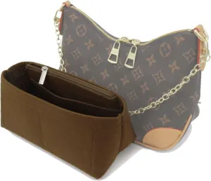 Lckaey Purse Organizer is used for BOULOGNE croissant storage finishing bag underarm bag insert.3049coffee