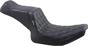 LE PERA 0805-0146 L-588DD Tailwhip Seat - Double Diamond - Black - FXR '82-'94