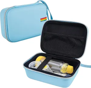Leayjeen Portable Travel Case - Hard Shell Asthma Protective Inhaler Case