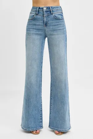Leenah High Rise Wide Leg Denim Jeans