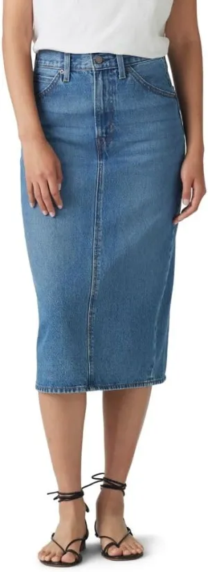 Levi's Women's High-Rise Slit Skirt