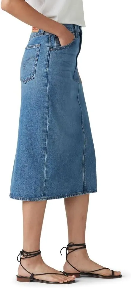 Levi's Women's High-Rise Slit Skirt