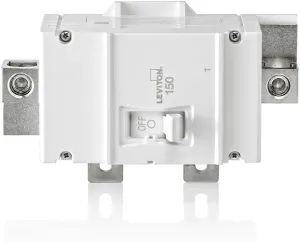 Leviton LM150-T 150A 2-Pole Main Circuit Breaker, Thermal Magnetic, White