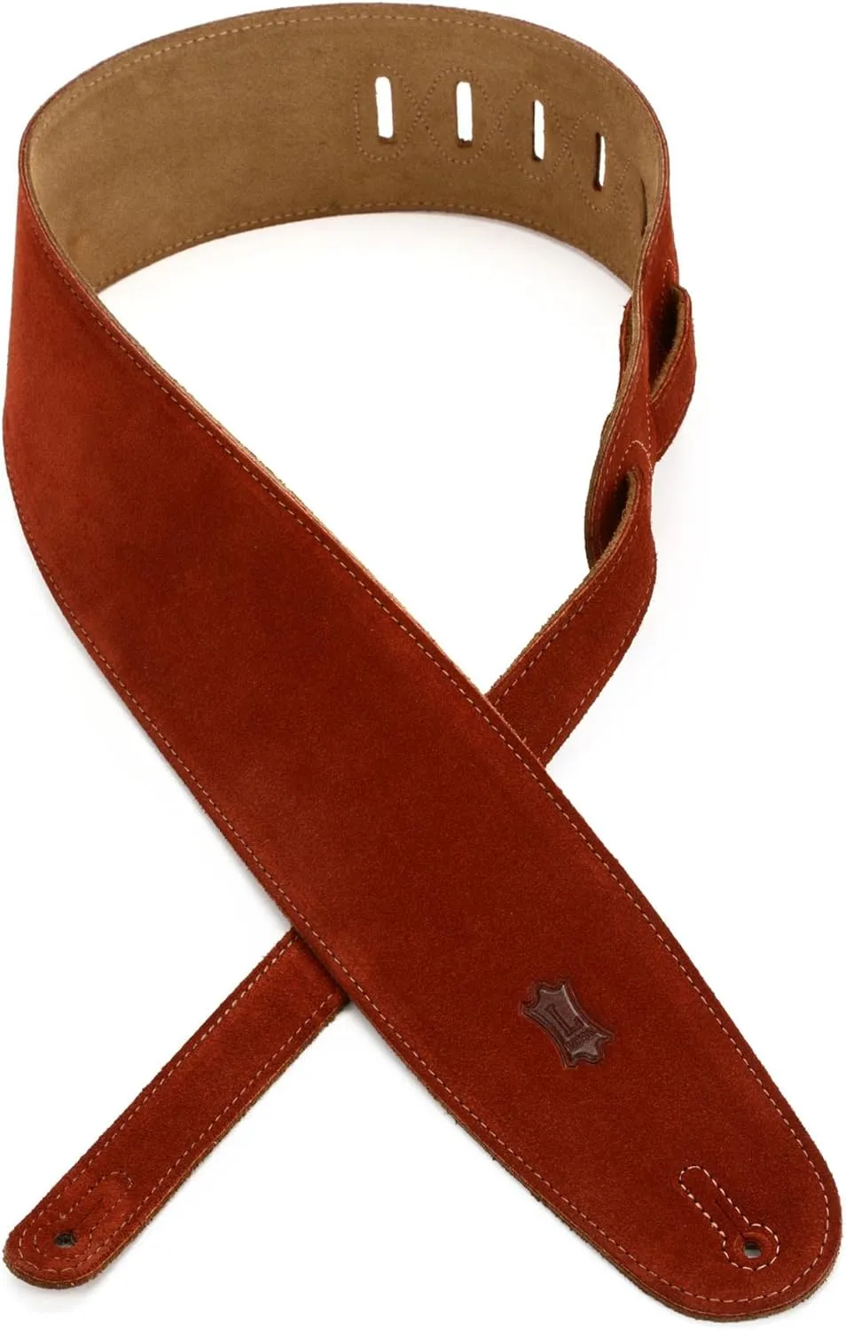 Levy's Leathers Suede Leather Bass Strap,Rust