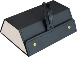 LifeArt Eyeglass Case Hard Shell, Portable Sunglass Case, Fashionable PU Leather Eyeglass Case, Lightweight