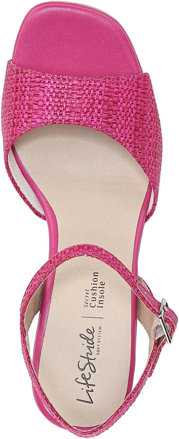 Lifestride Women's Island Time Strappy Wedge Sandal