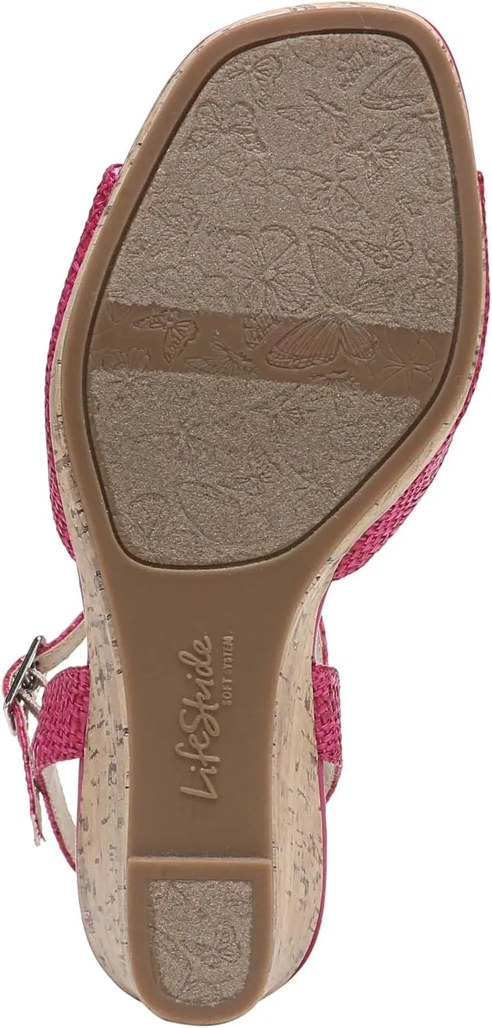 Lifestride Women's Island Time Strappy Wedge Sandal
