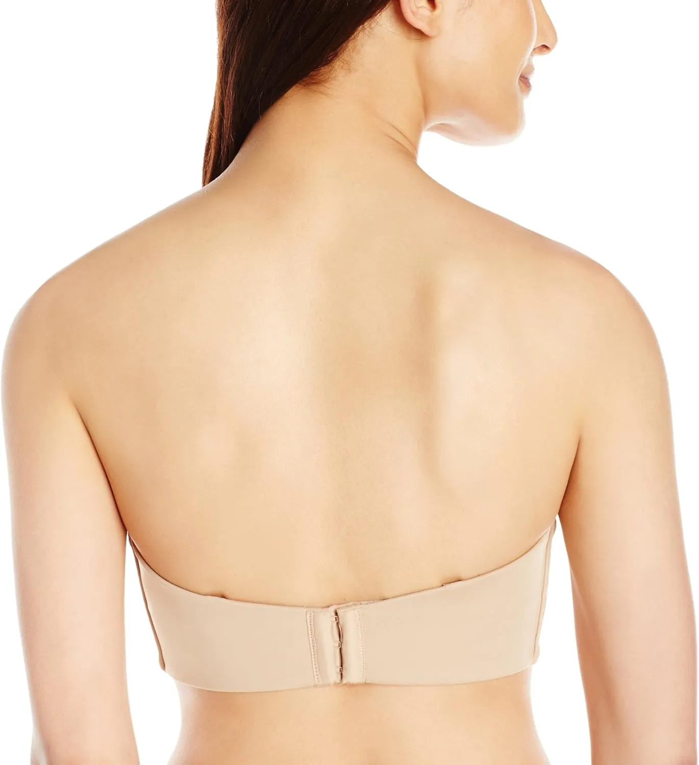 Lilyette Women's Tailored Strapless Underwire Minimizer Bra, Seamless Convertible Bra
