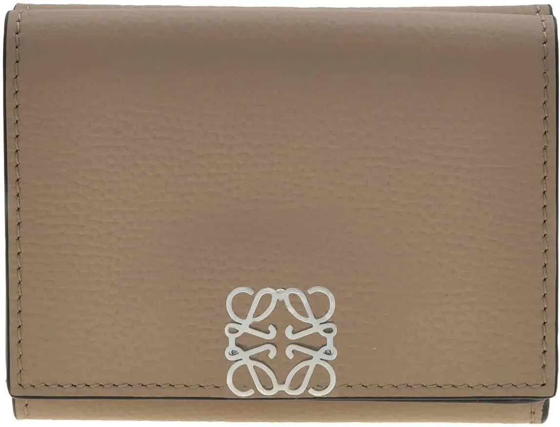 LOEWE Anagram Trifold Wallet - Sand