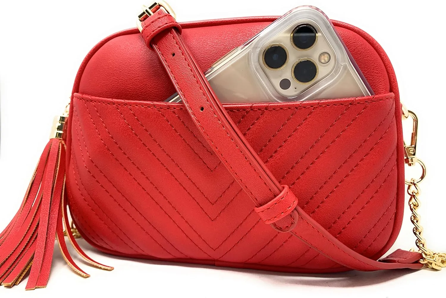 lola mae Quilted Crossbody Bag, Trendy Design Shoulder Purse