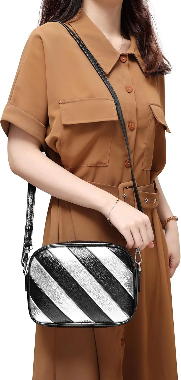 lola mae Quilted Crossbody Bag, Trendy Design Shoulder Purse