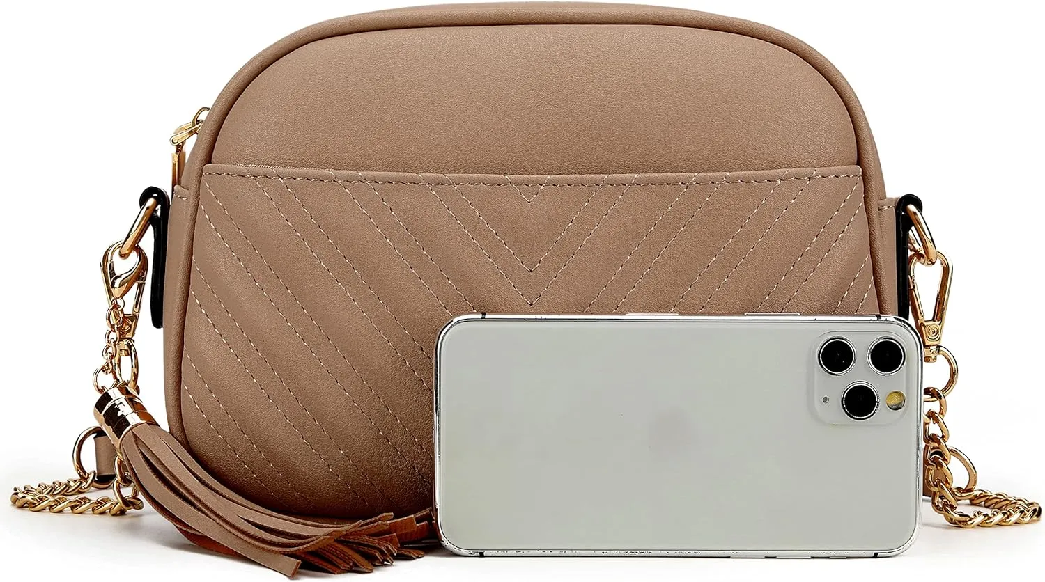 lola mae Quilted Crossbody Bag, Trendy Design Shoulder Purse