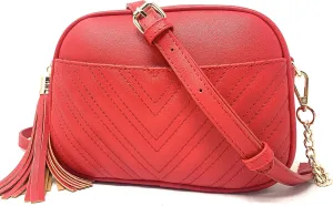 lola mae Quilted Crossbody Bag, Trendy Design Shoulder Purse