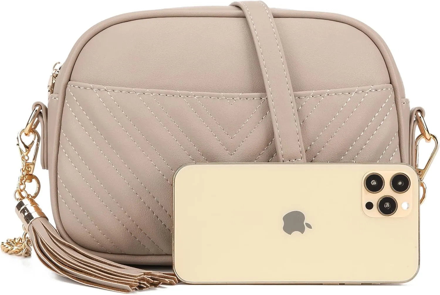 lola mae Quilted Crossbody Bag, Trendy Design Shoulder Purse