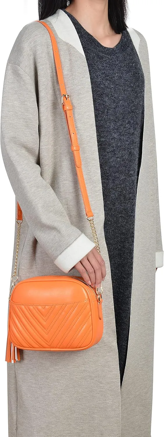 lola mae Quilted Crossbody Bag, Trendy Design Shoulder Purse