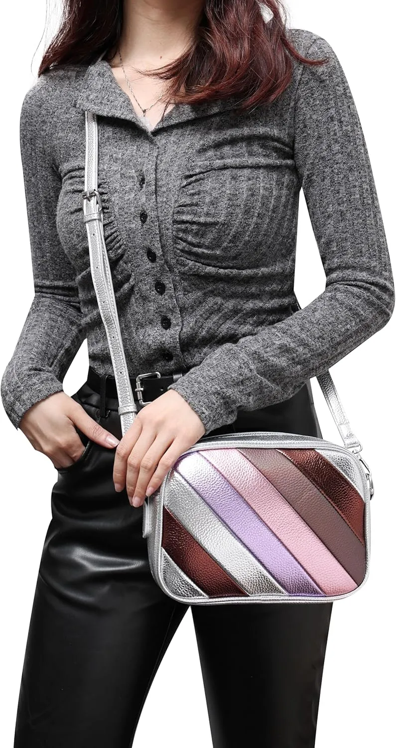 lola mae Quilted Crossbody Bag, Trendy Design Shoulder Purse