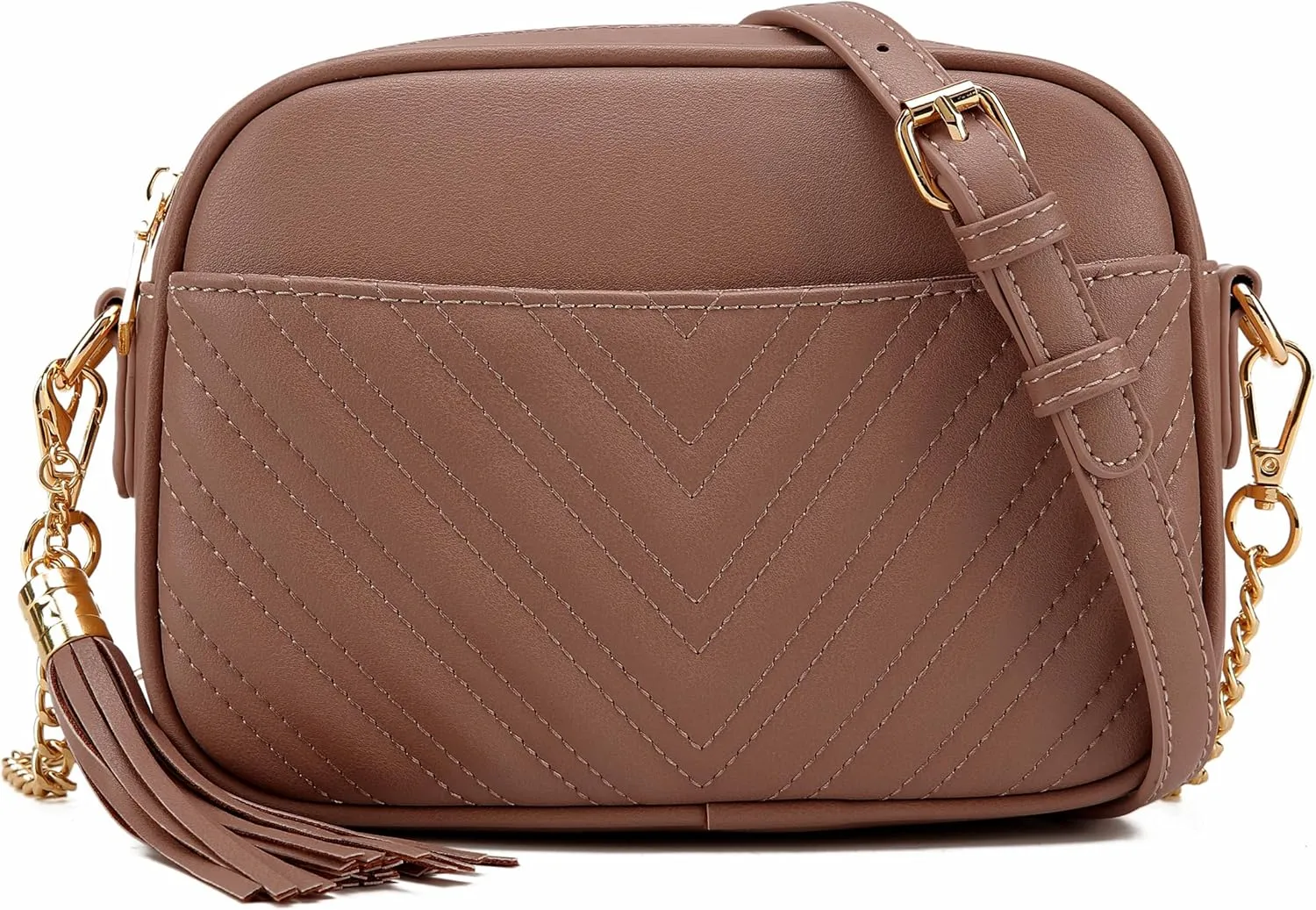 lola mae Quilted Crossbody Bag, Trendy Design Shoulder Purse