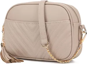 lola mae Quilted Crossbody Bag, Trendy Design Shoulder Purse
