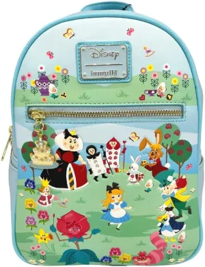 Loungefly Exclusive Alice in Wonderland Chibi Double Strap Shoulder Bag