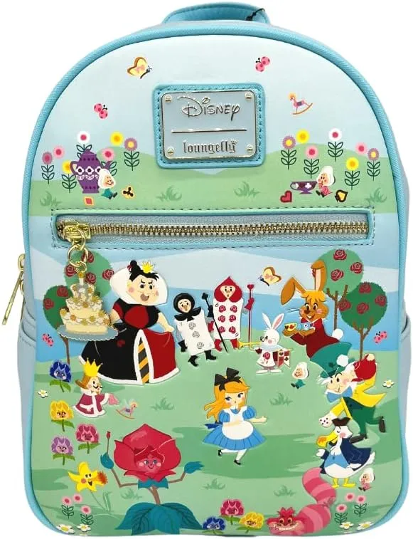 Loungefly Exclusive Alice in Wonderland Chibi Double Strap Shoulder Bag