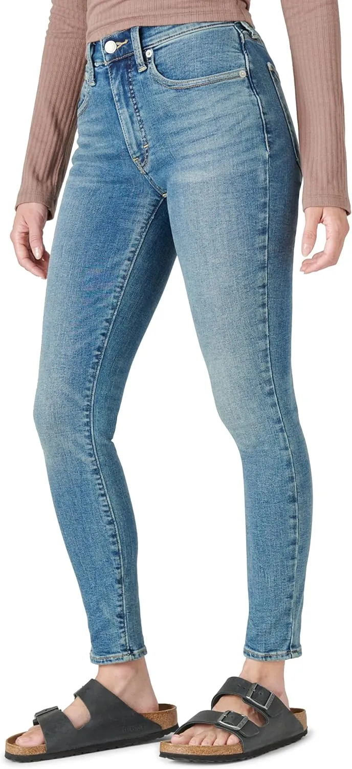 Lucky Brand Women's High Rise Bridgette Straight Jean, Bloom, 31W X 29L