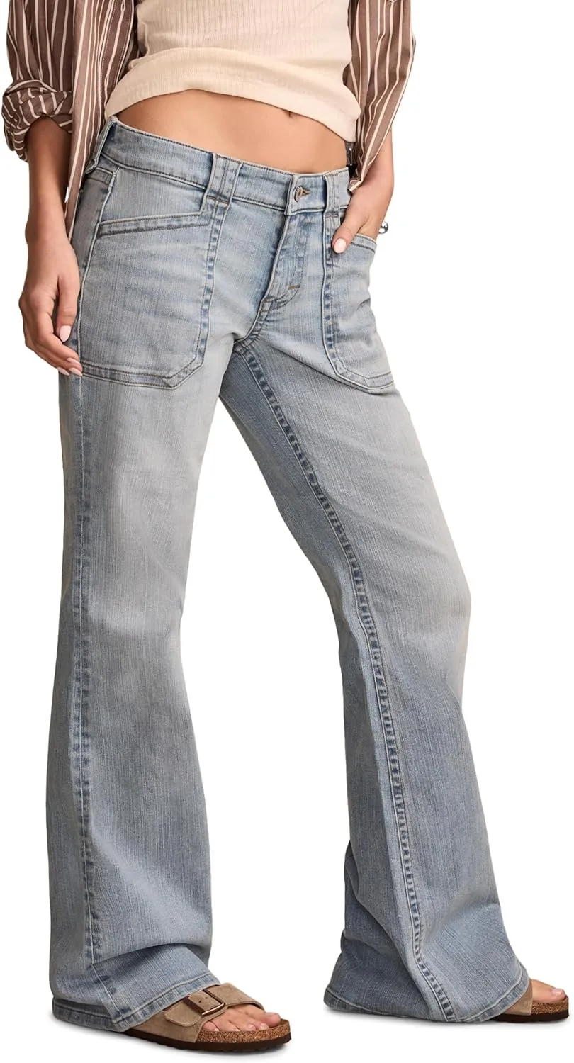 Lucky Brand Women's Low Rise Flare Jean