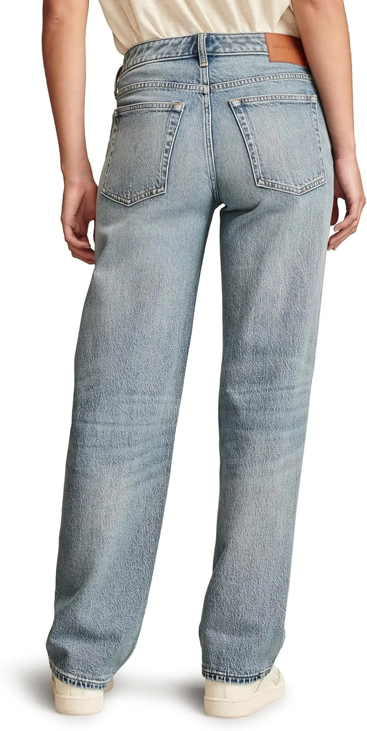 Lucky Brand Women's Low Rise The Baggy Relaxed Jean